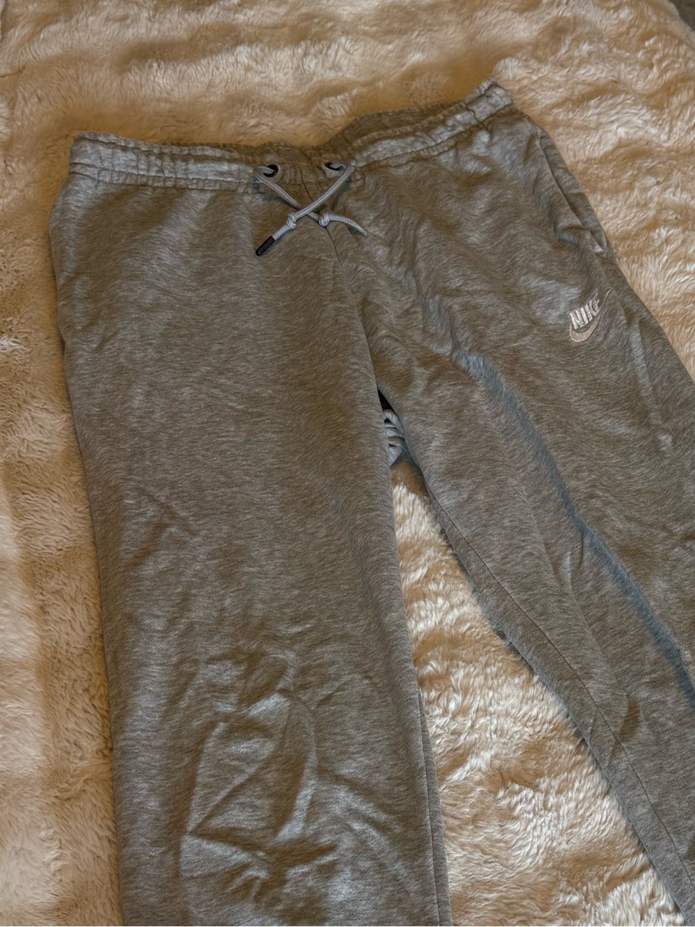 Nike Gray Drawstring Sweatpants
